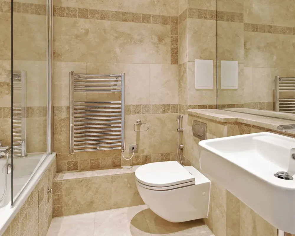 modern bathroom with marble and natural stone modern bathroom with marble and natural stone